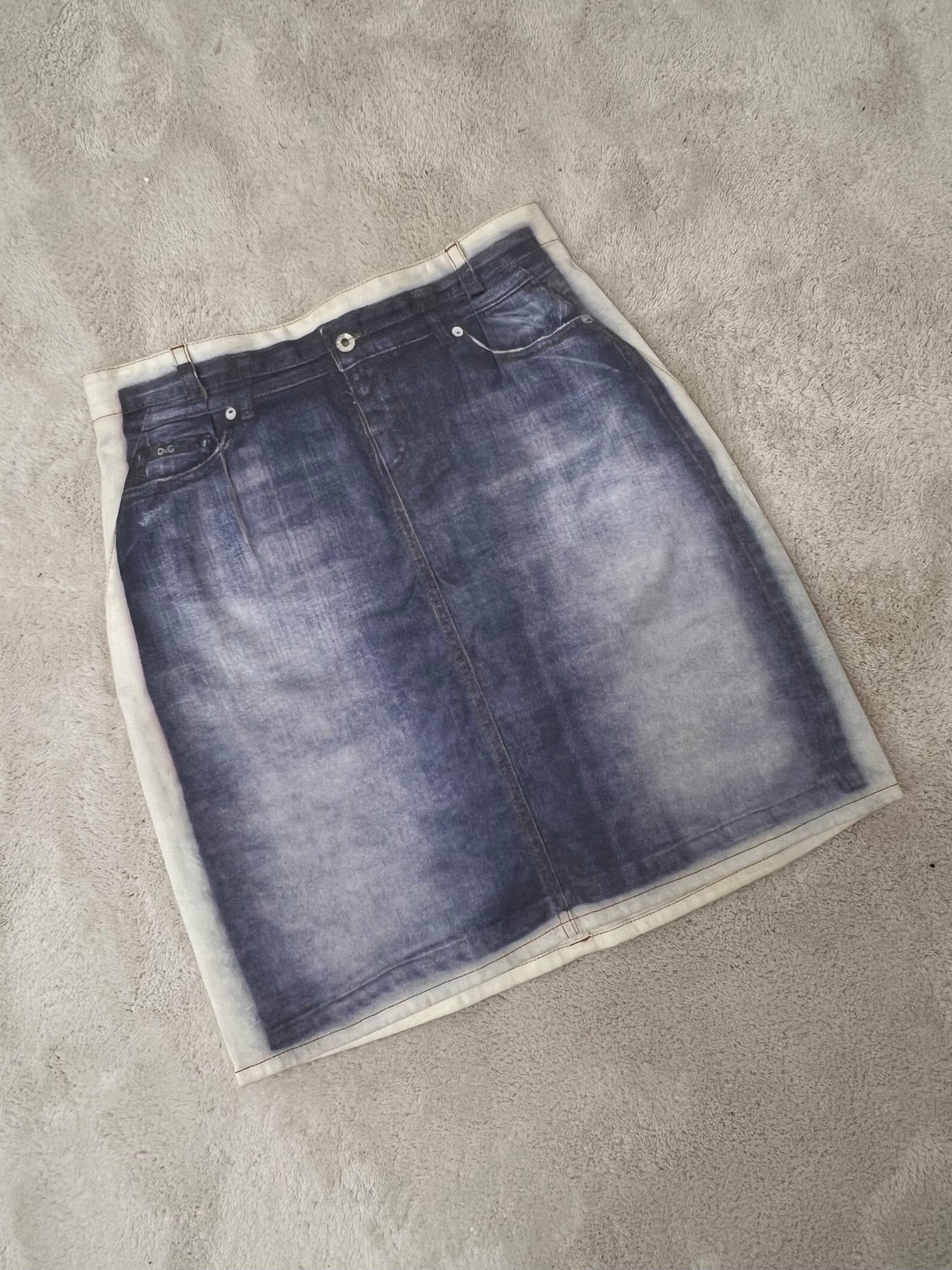 D&amp;G Trompe-l&#39;œil skirt