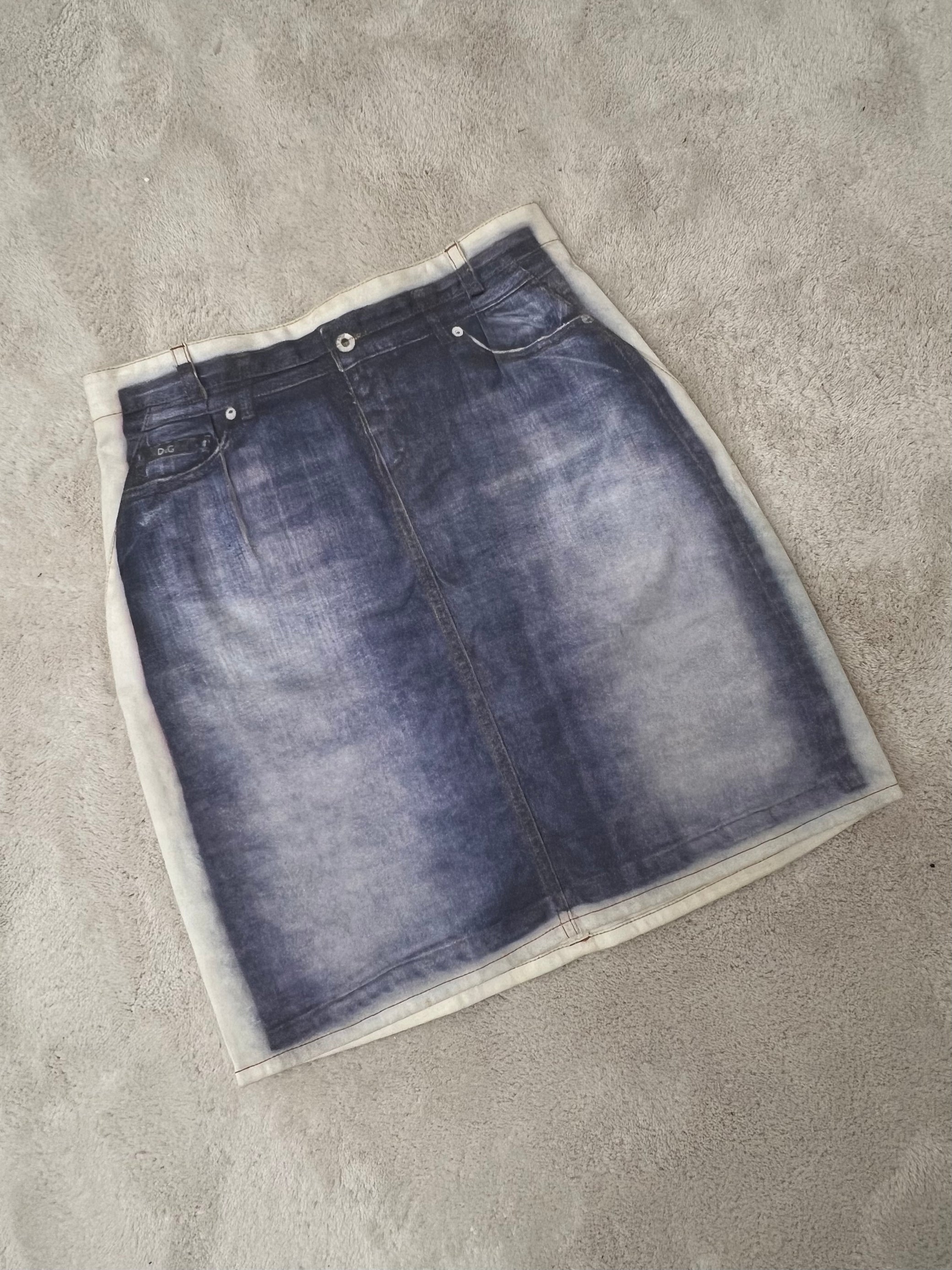 D&amp;G Trompe-l&#39;œil skirt