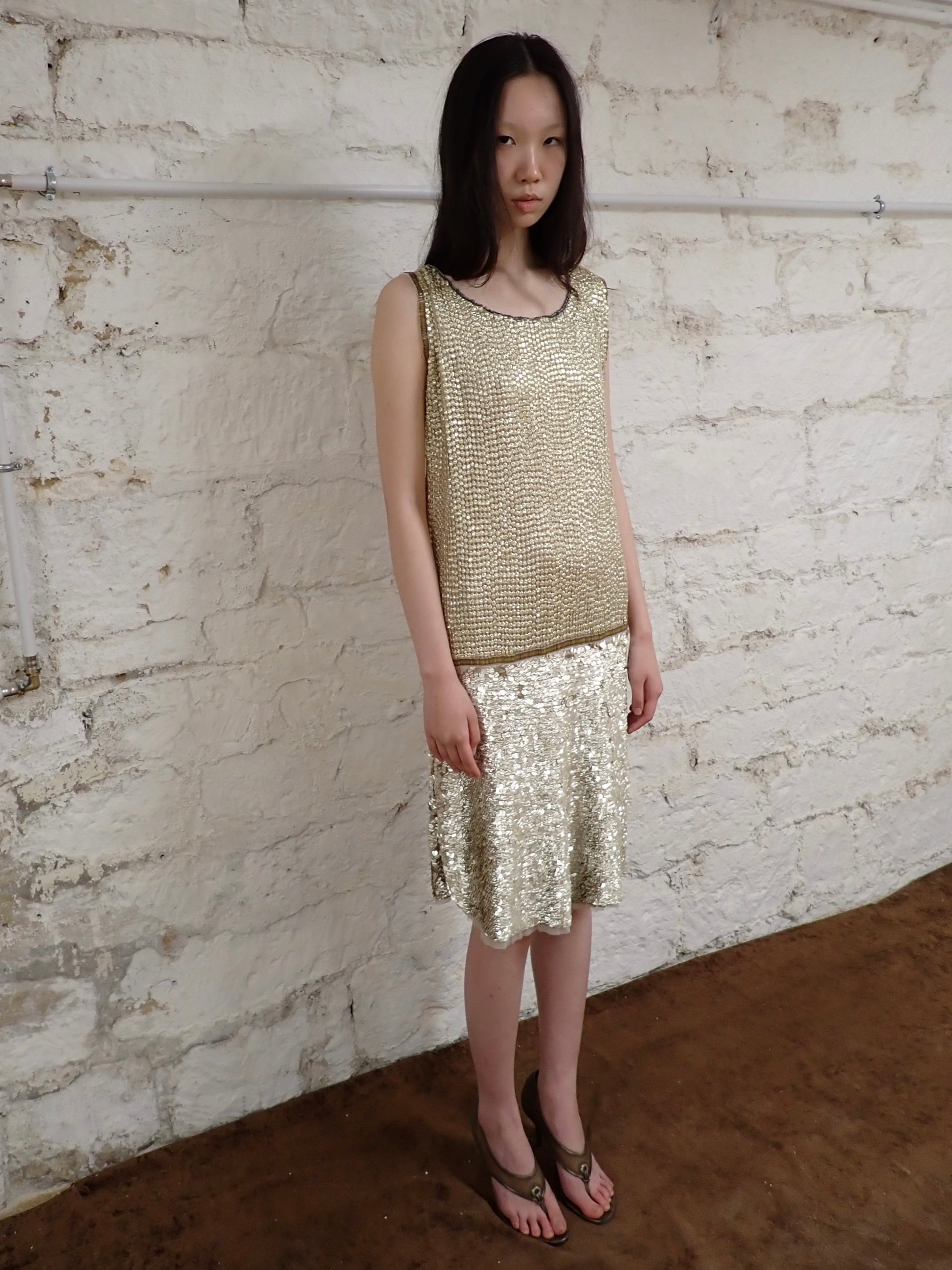 Sequin midi dress