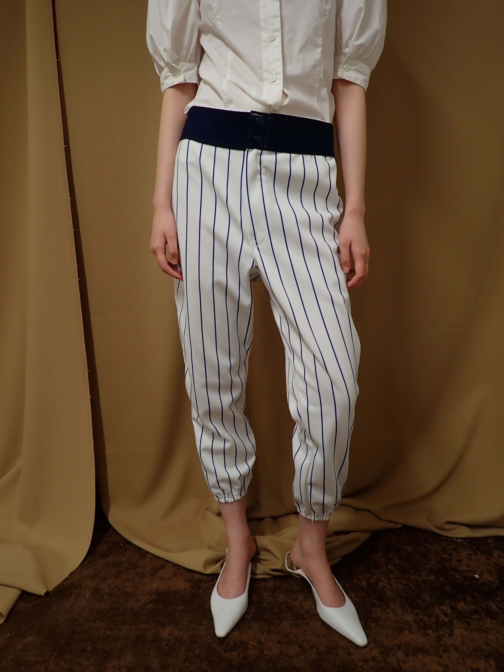 Striped sport trousers