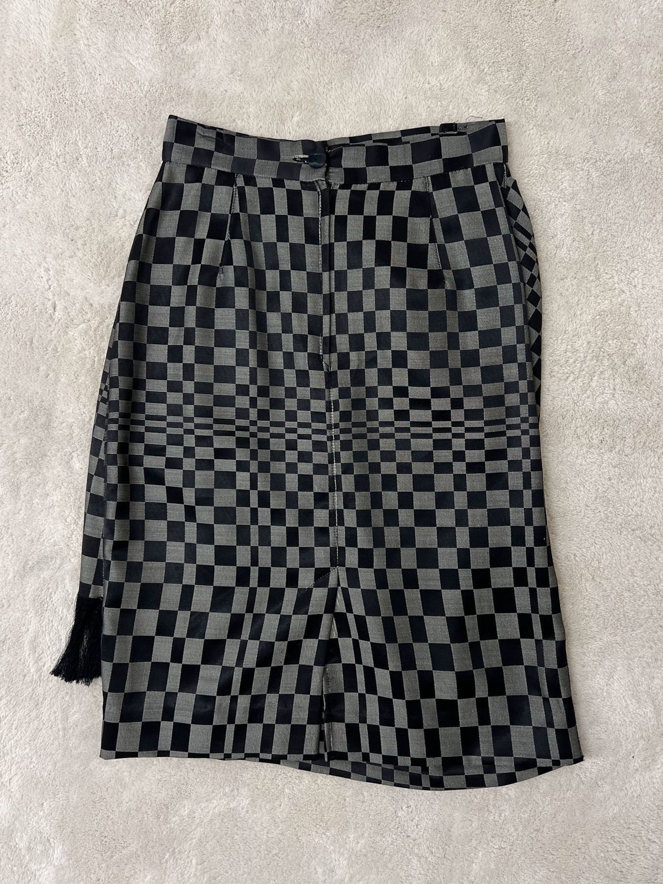 Checkered skirt