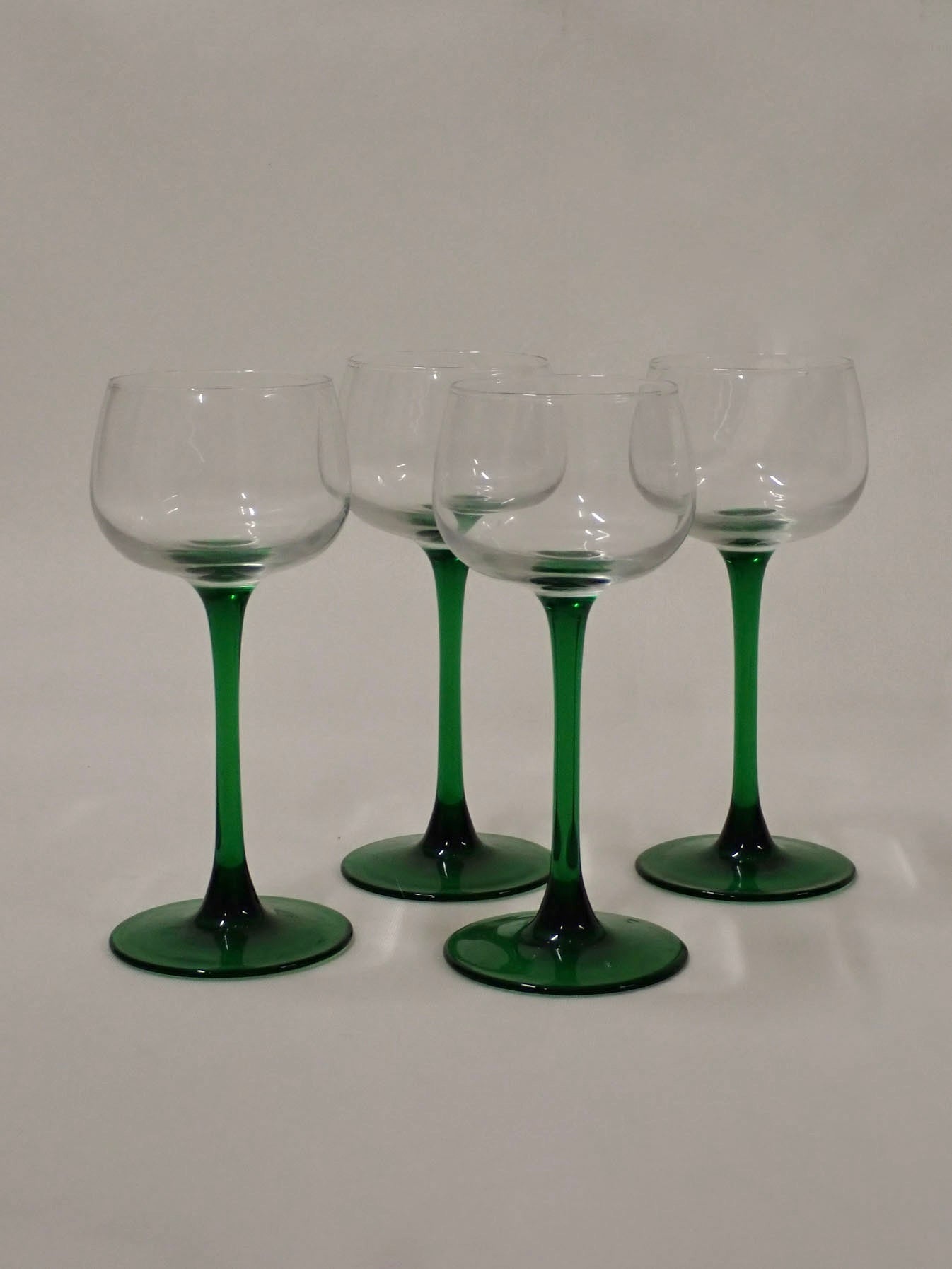 Green stems glasses