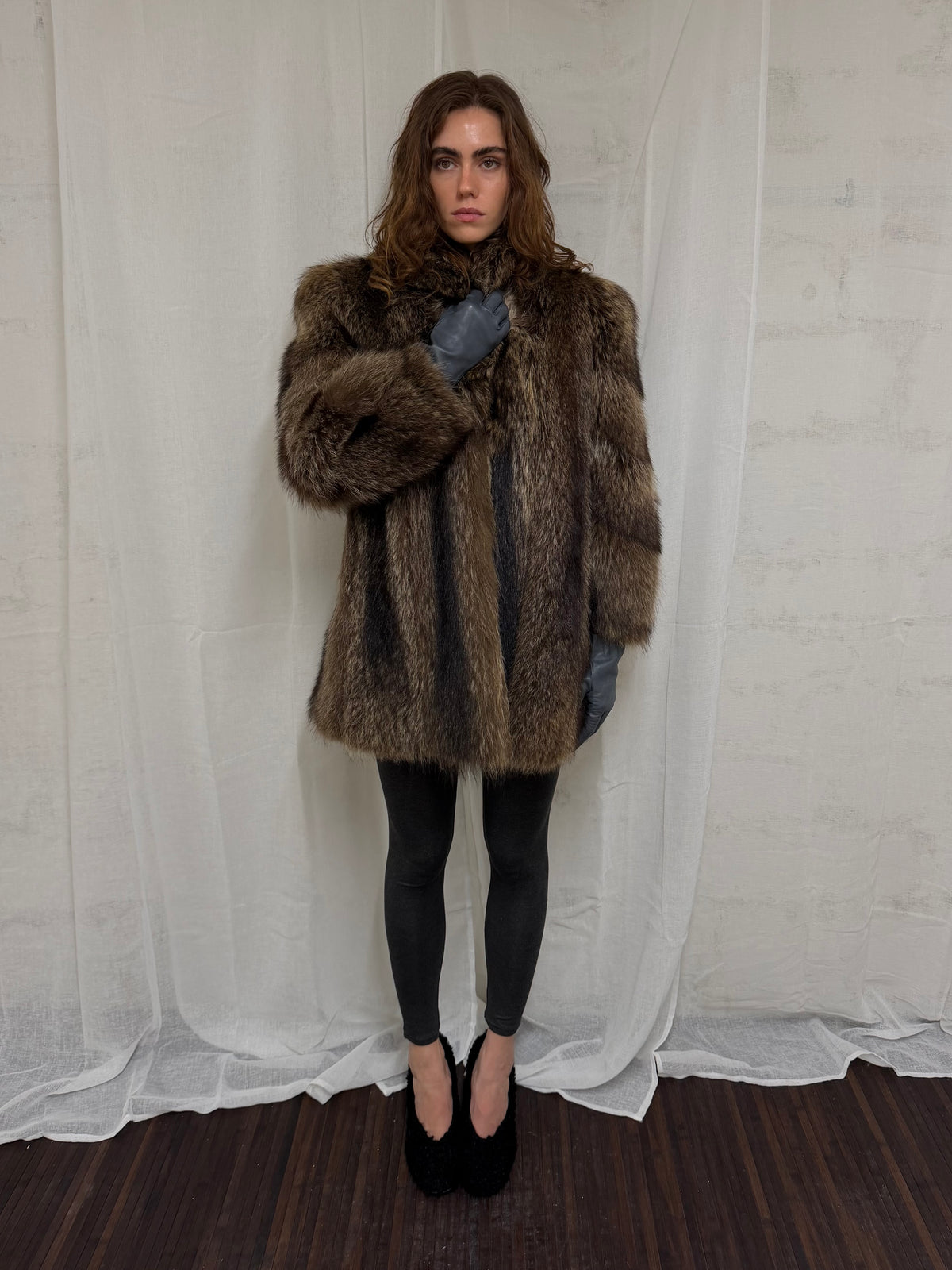 Genuine fur coat