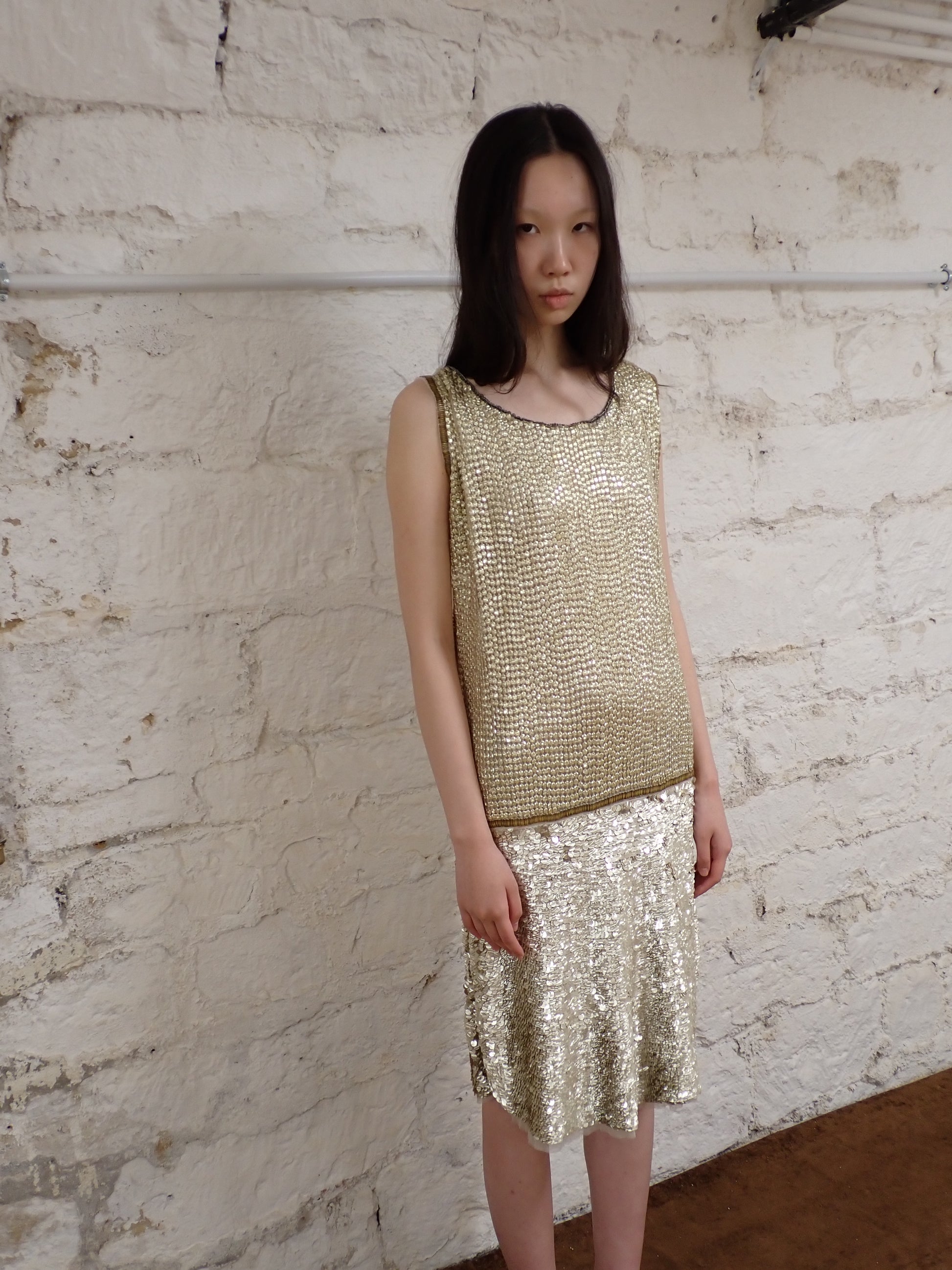 Sequin midi dress