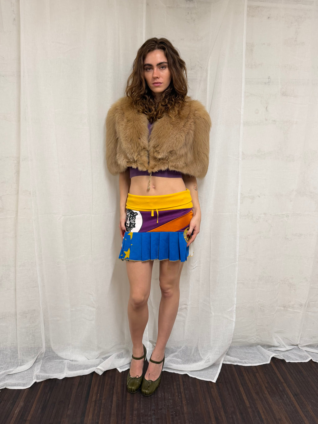 Flags mini skirt