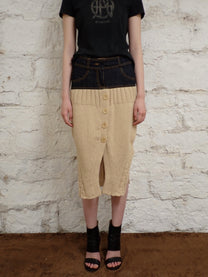 Jean Paul Gaultier midi skirt