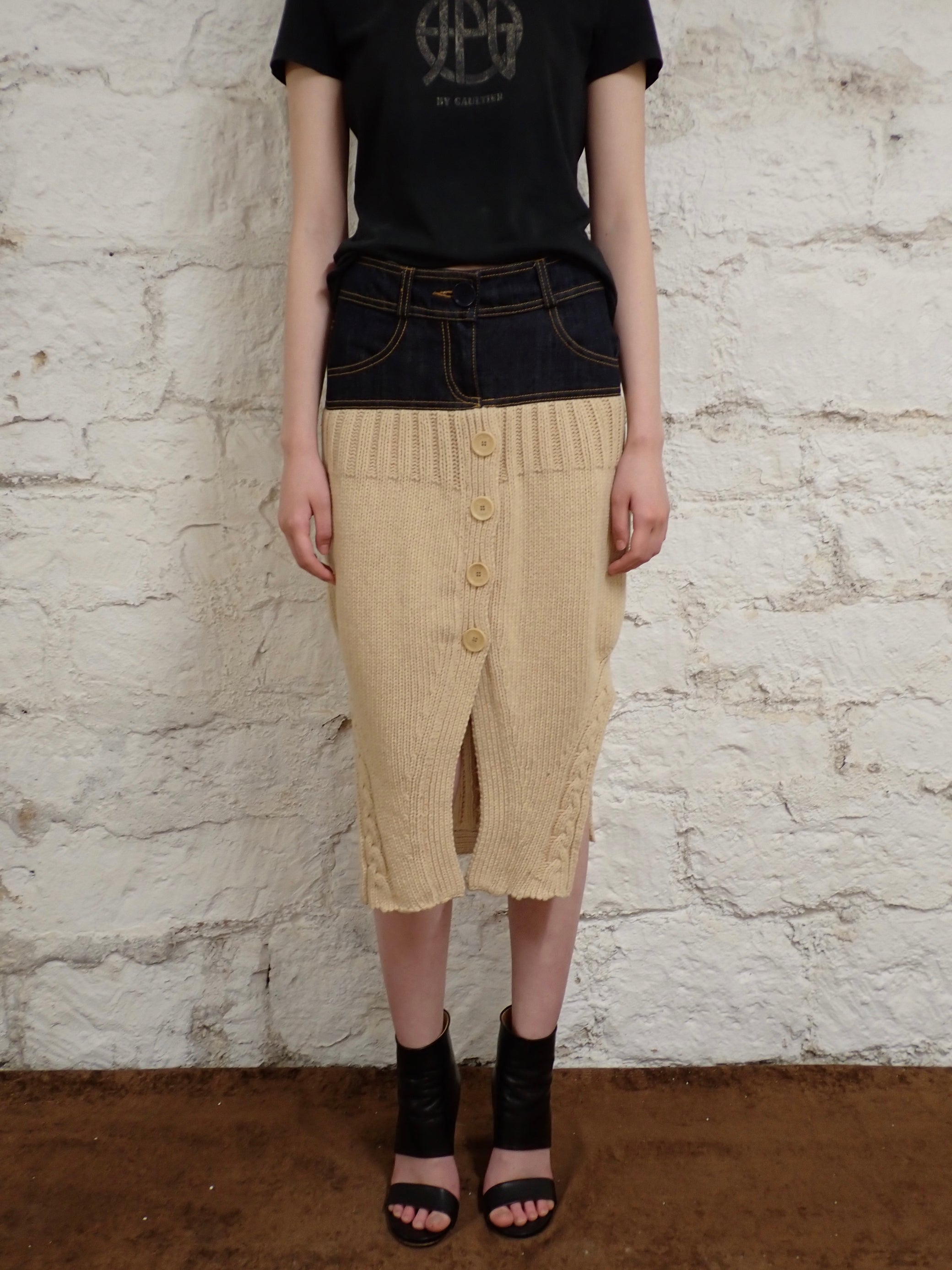 Jean Paul Gaultier midi skirt