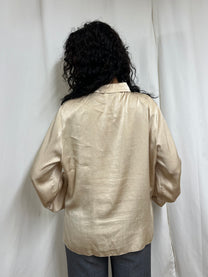 Satin lace shirt