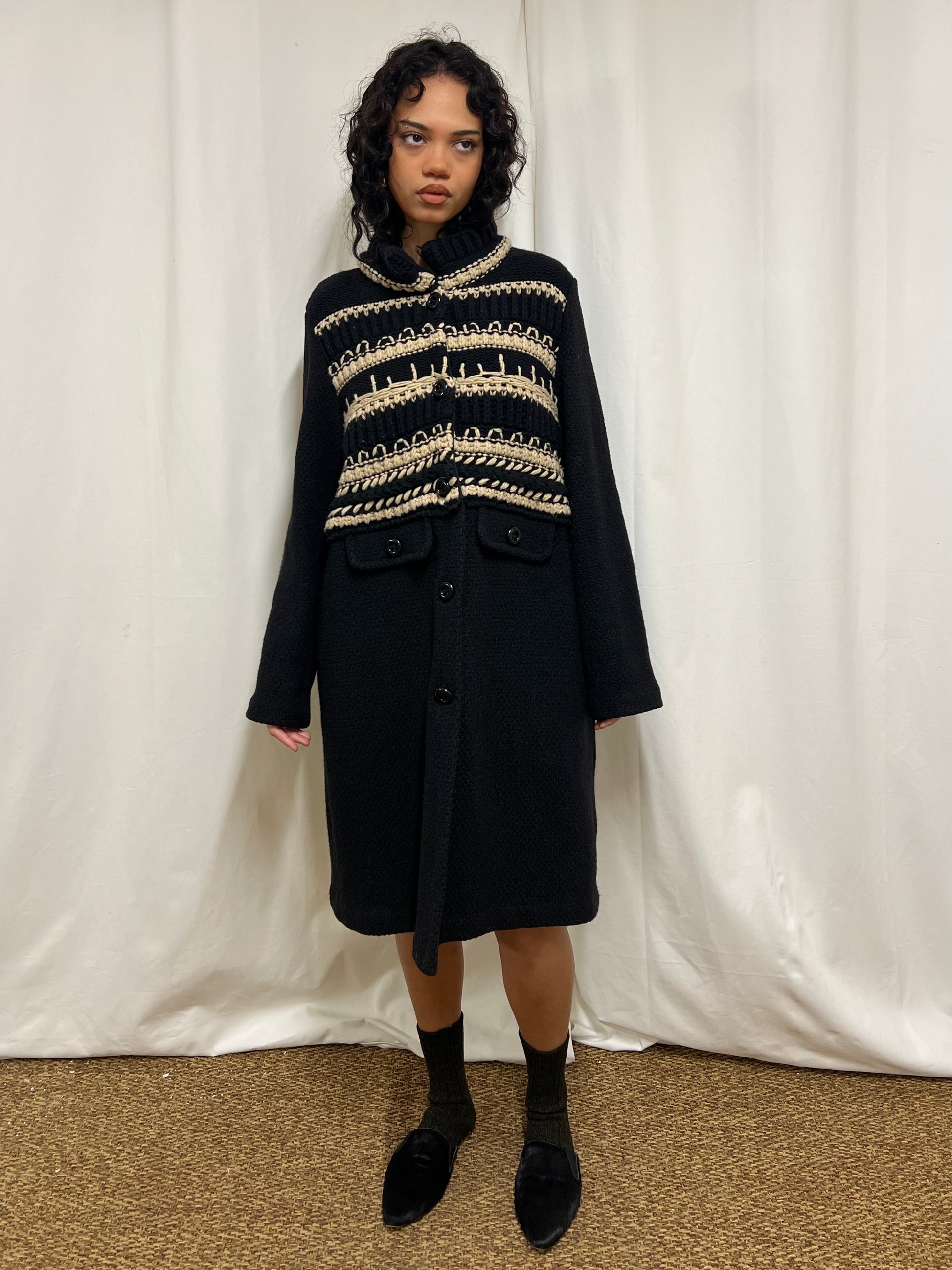 Knit coat