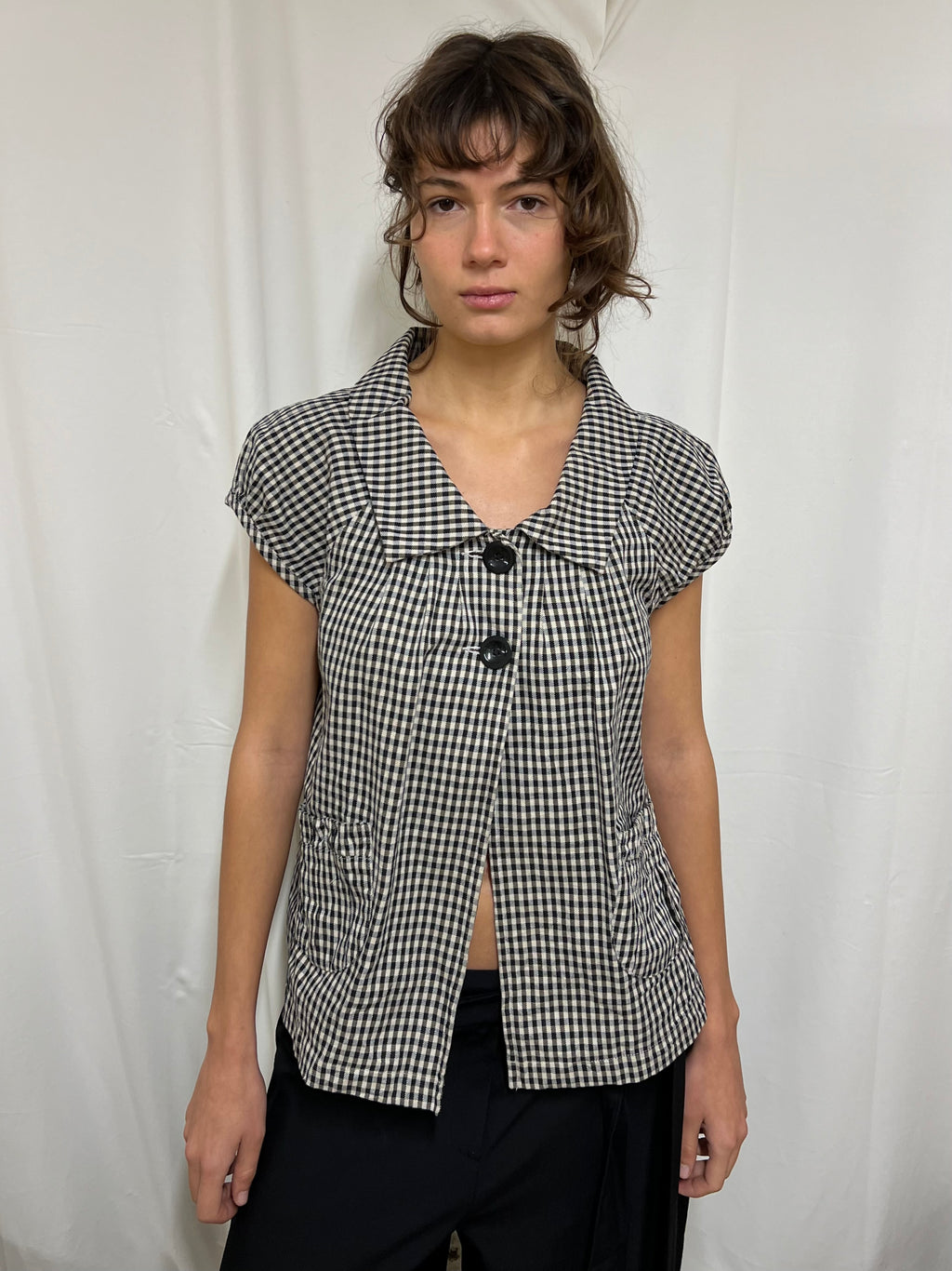 Gingham blouse