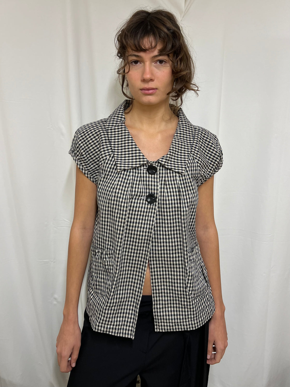 Gingham blouse