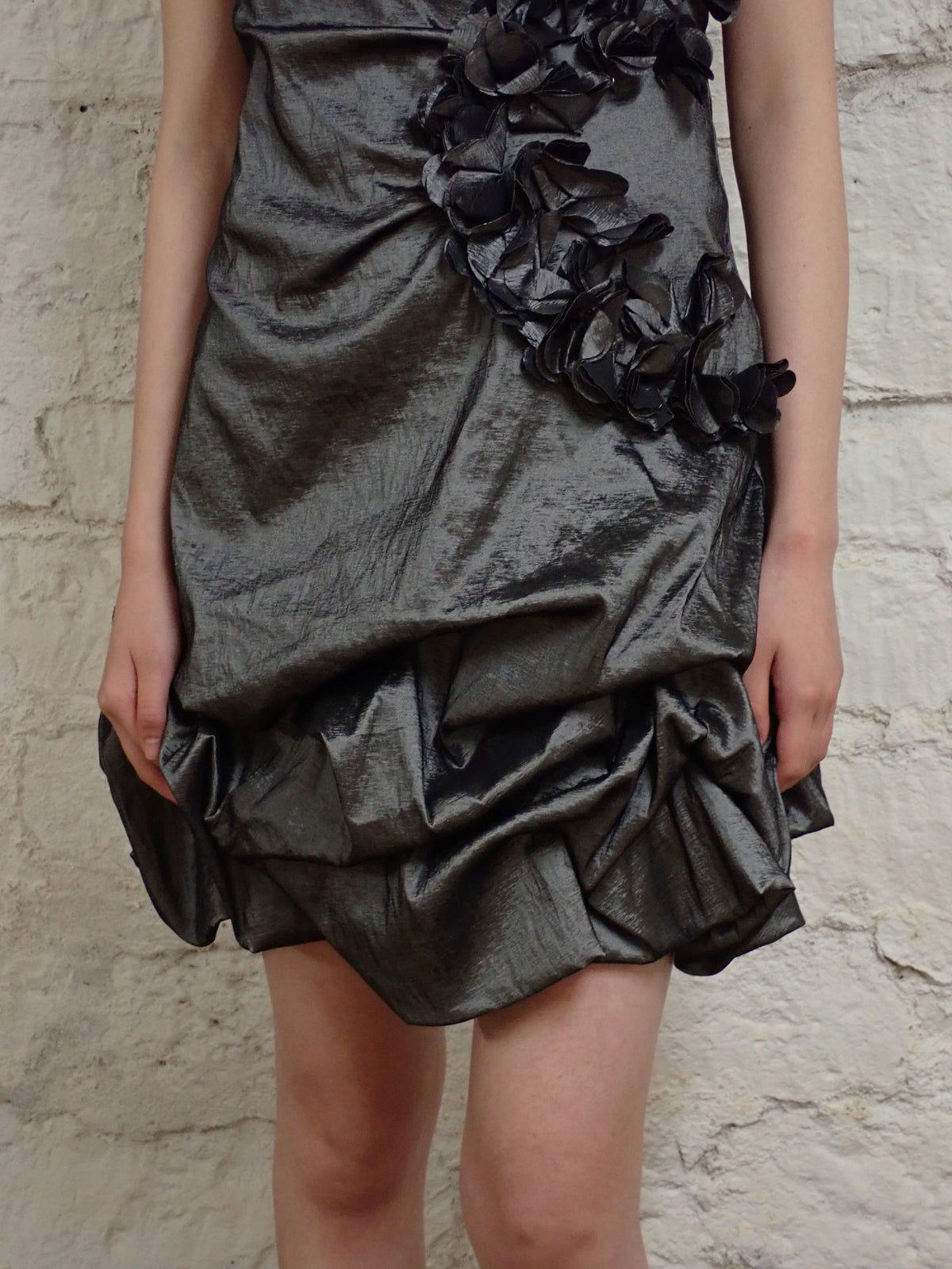 Ruched mini dress