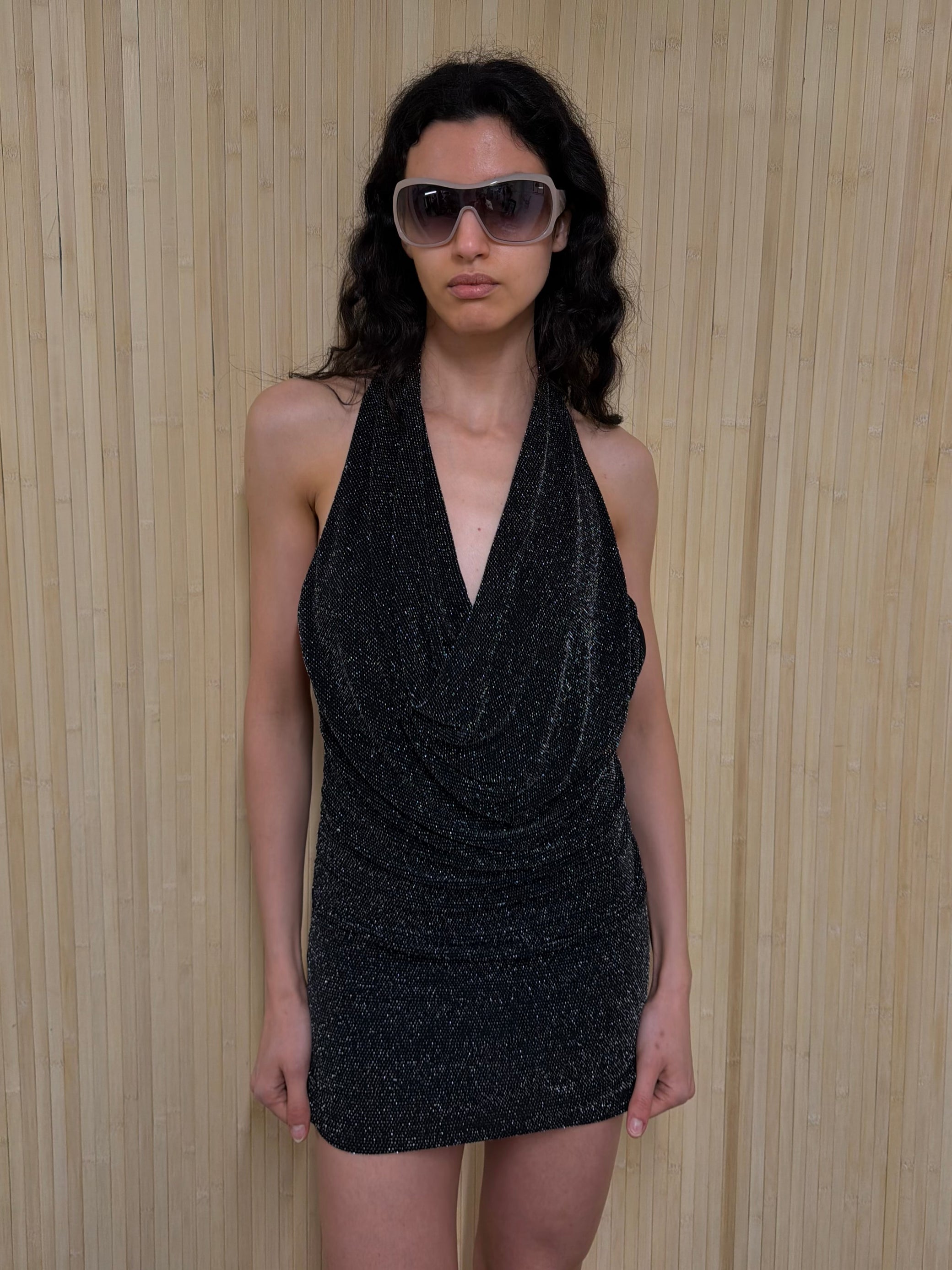 Glitter cocktail dress