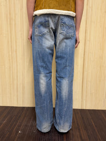 Flared baggy jeans