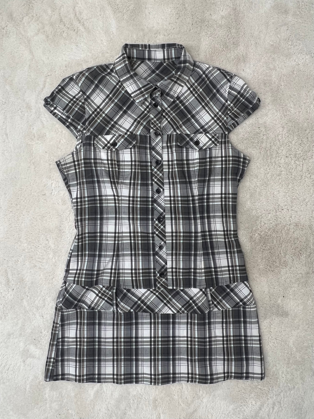 Tartan mini dress