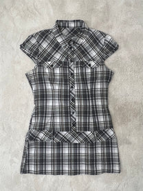 Tartan mini dress