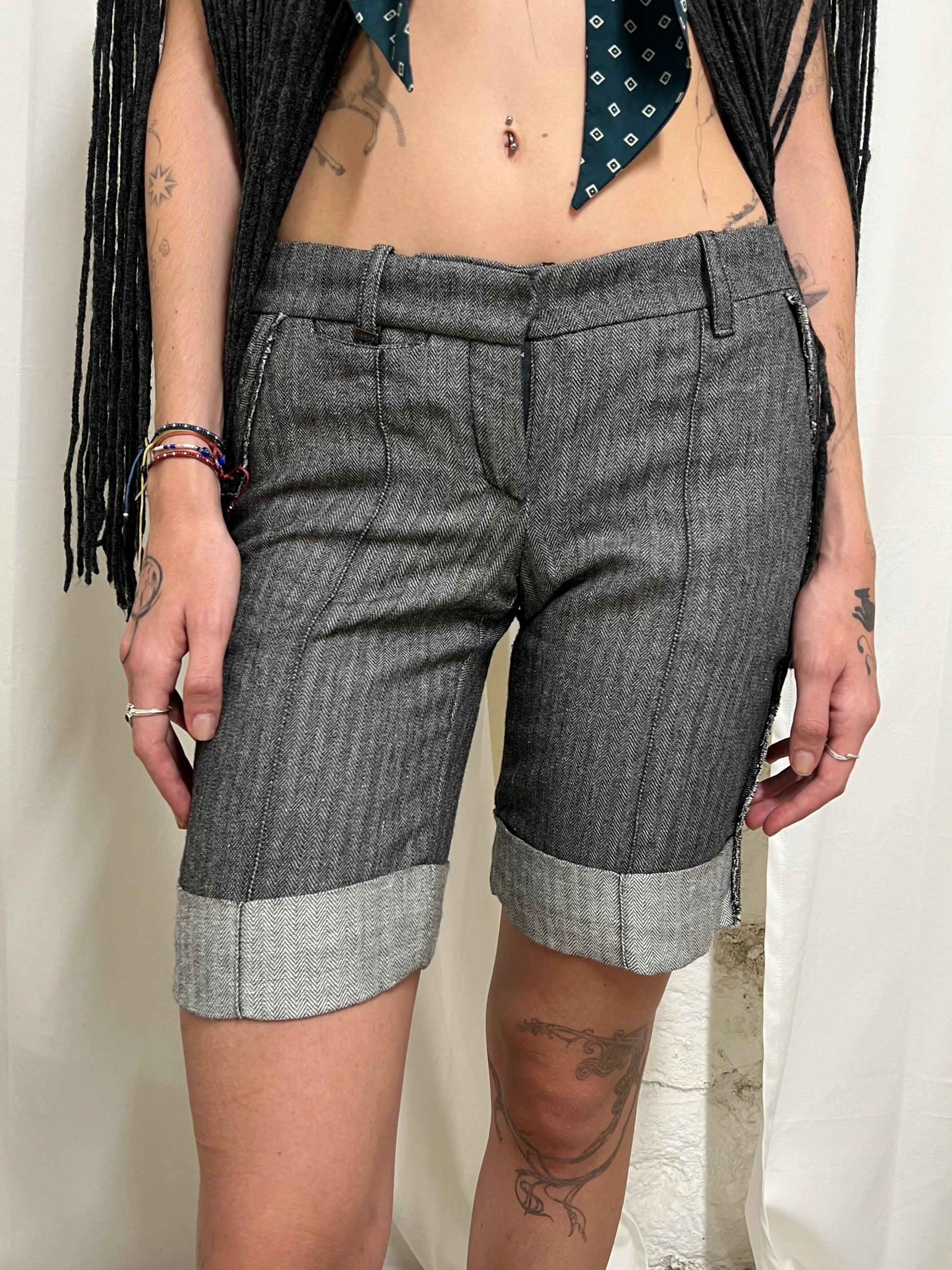Herringbone shorts