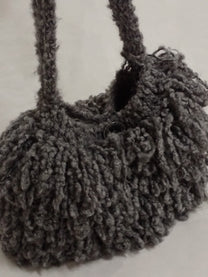 Fluffy wool bag