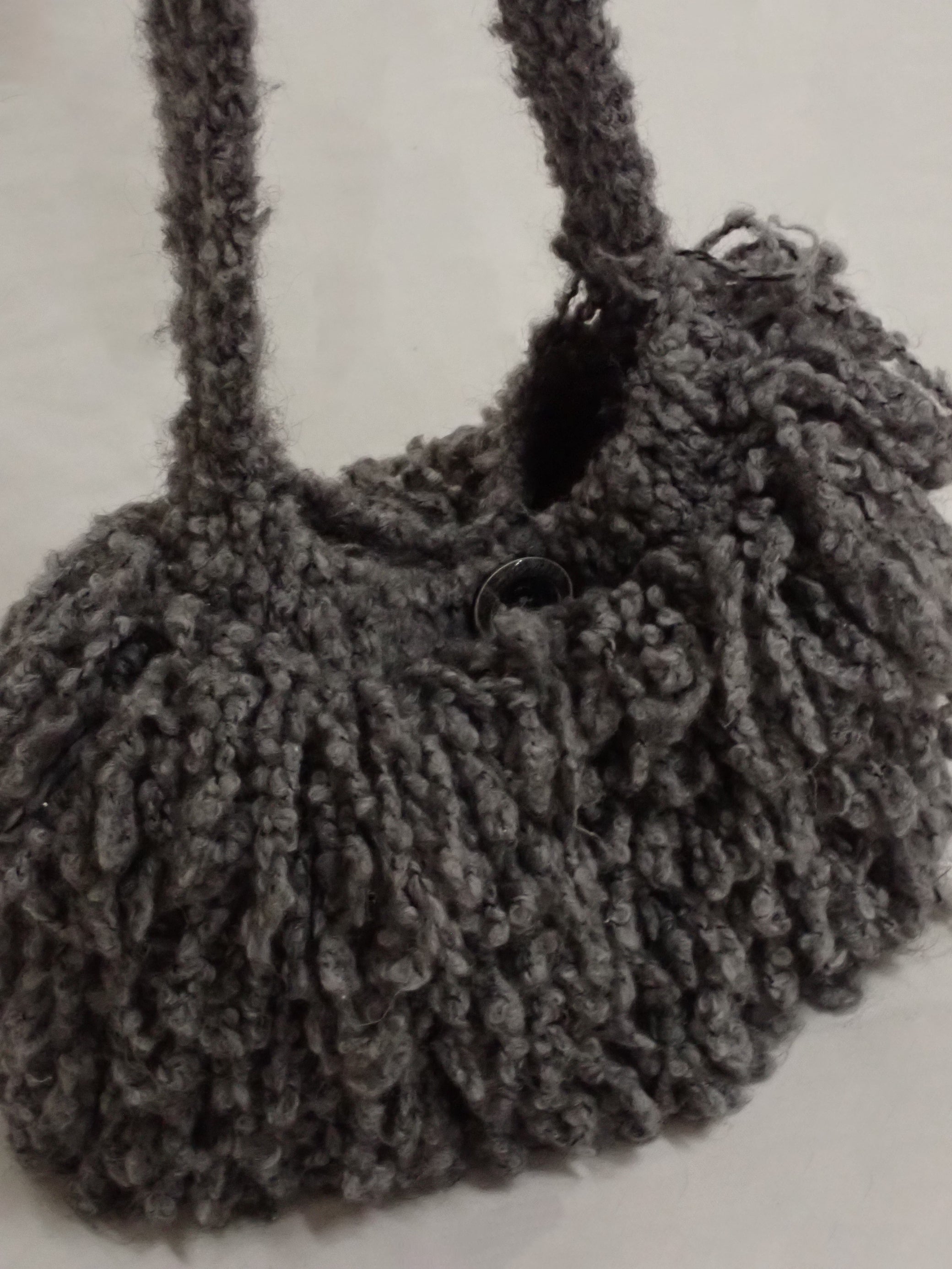 Fluffy wool bag