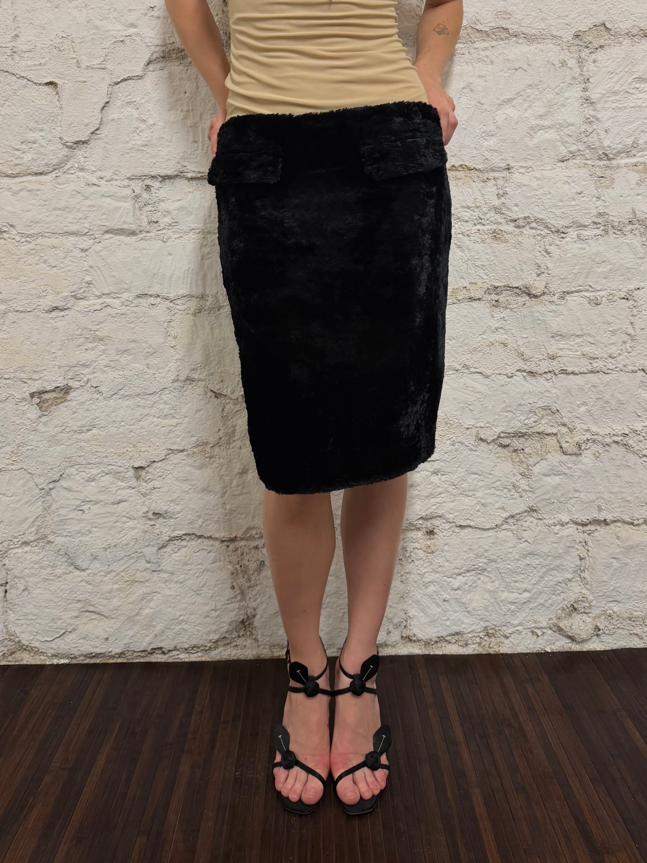 Acne Studios fur skirt