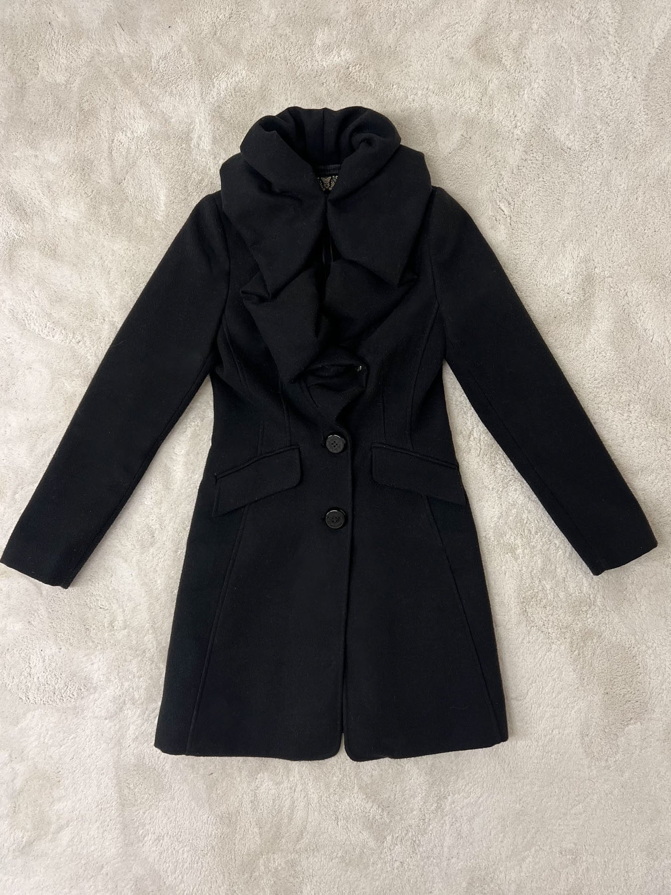Ruched coat