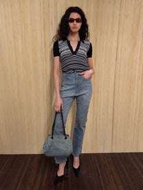 Suede trousers