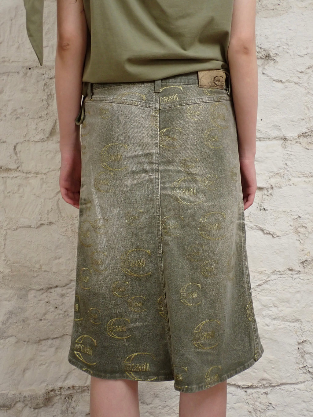 Just Cavalli denim skirt