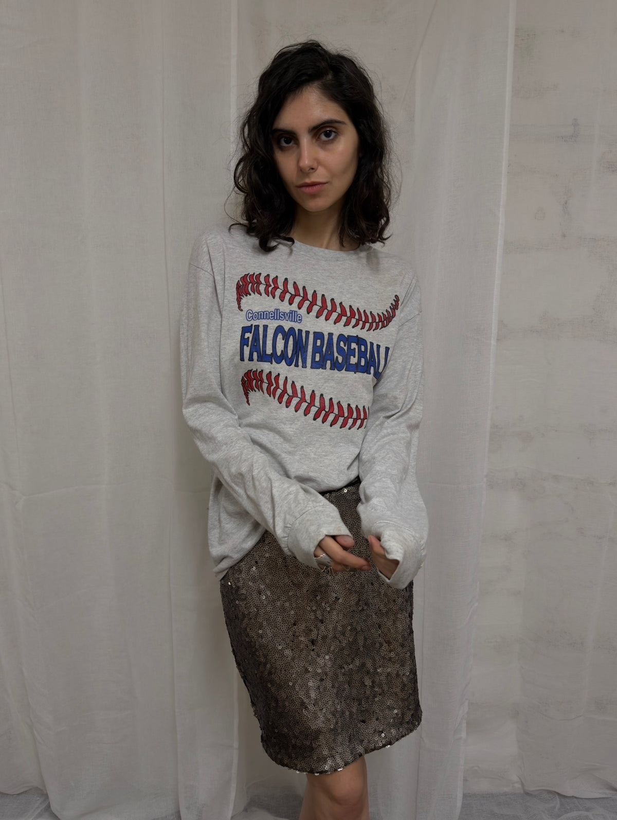 Sequin Pencil Skirt