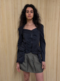 Asymmetrical jacket