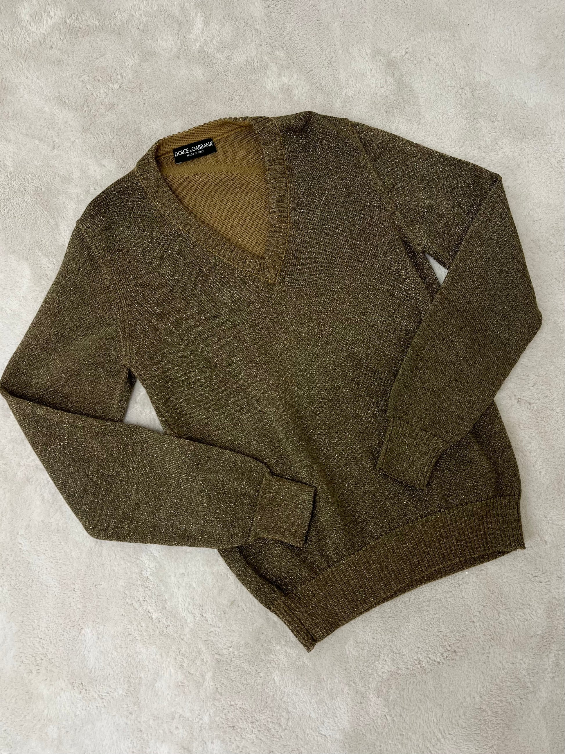 Dolce &amp; Gabbana golden pull