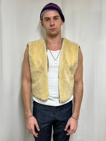 Shearling vest