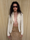 Wool blend cardigan