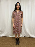 Graphic polo dress