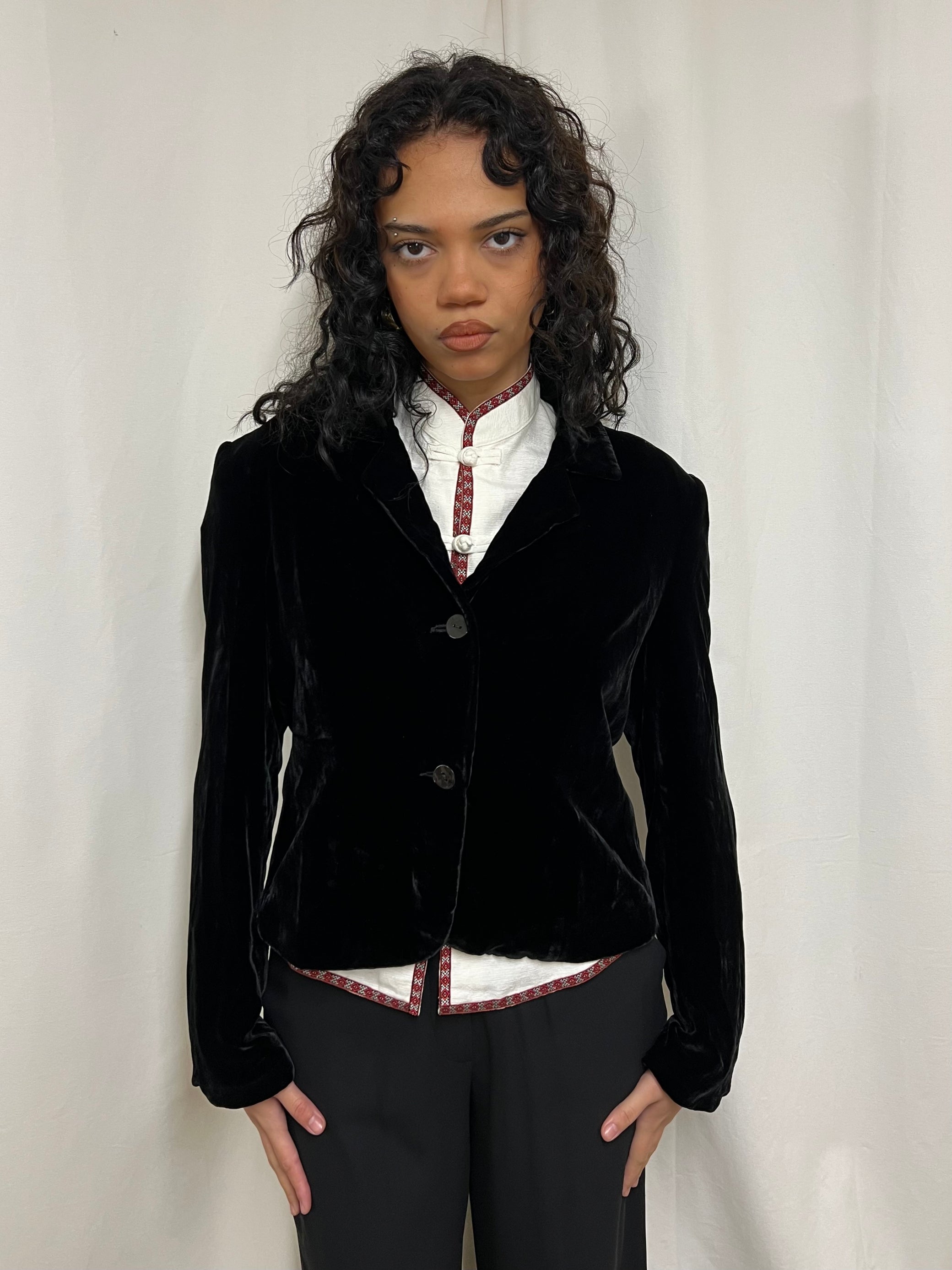 Velvet blazer