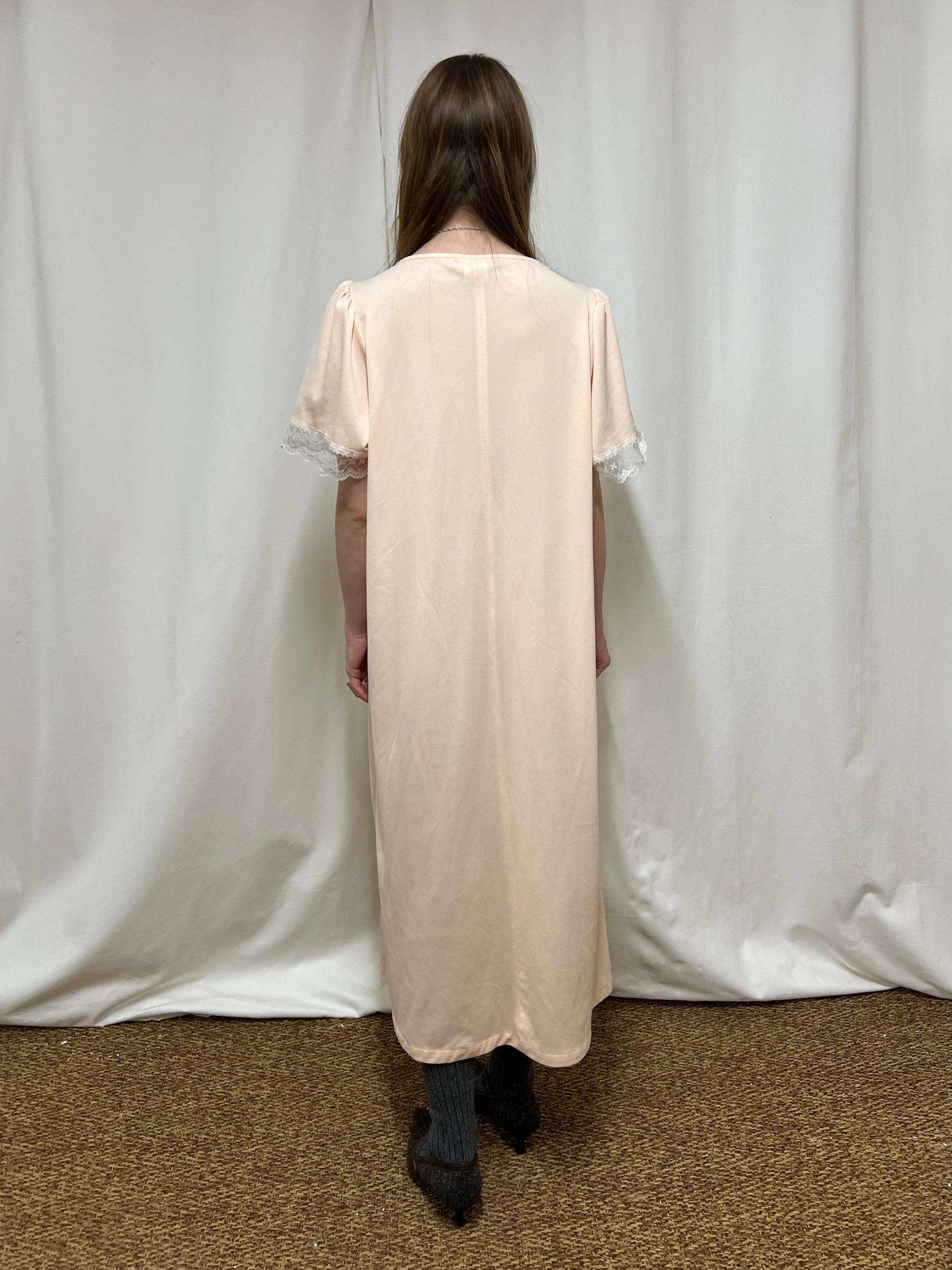Rose slip dress
