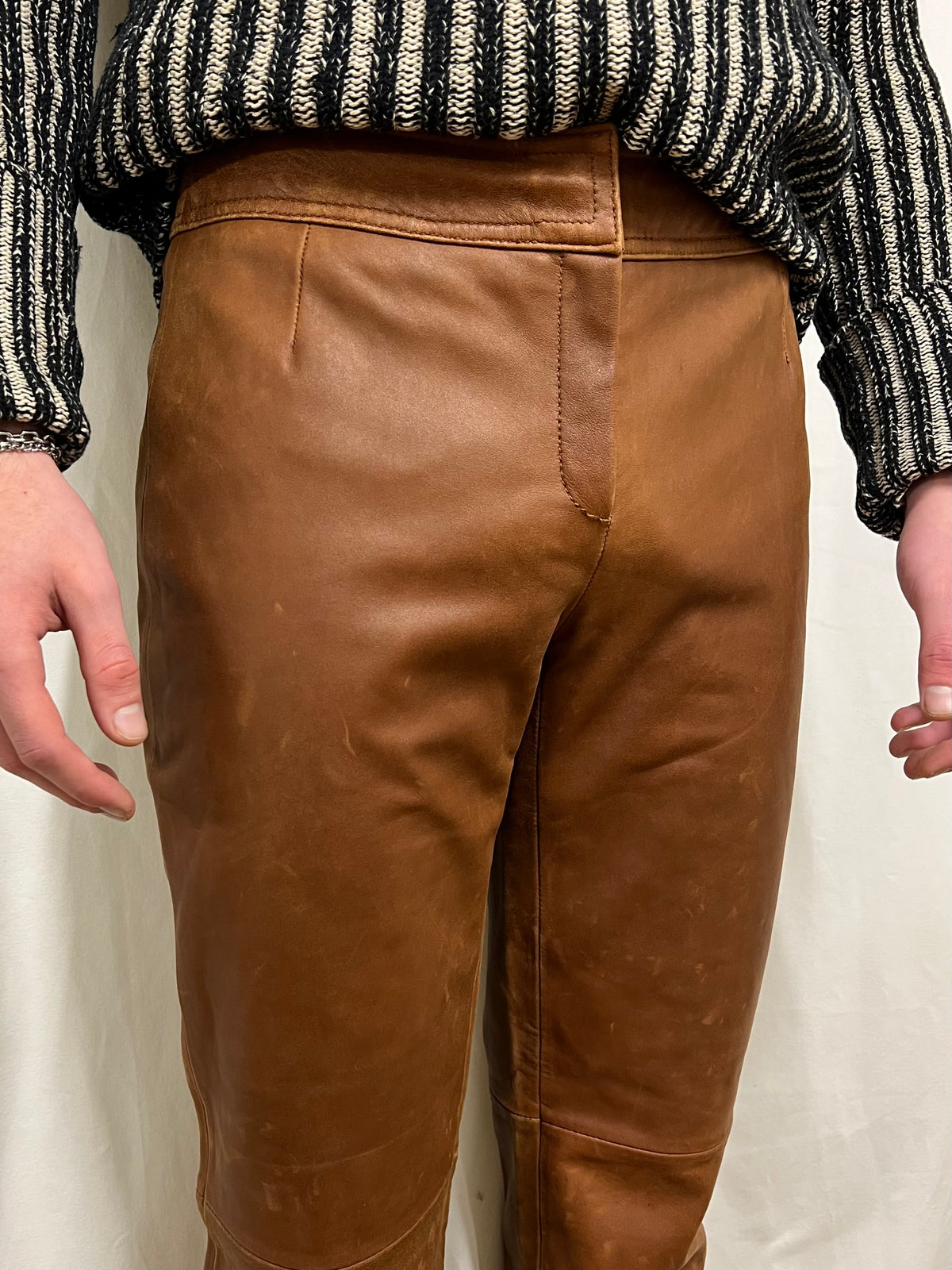 Leather trousers