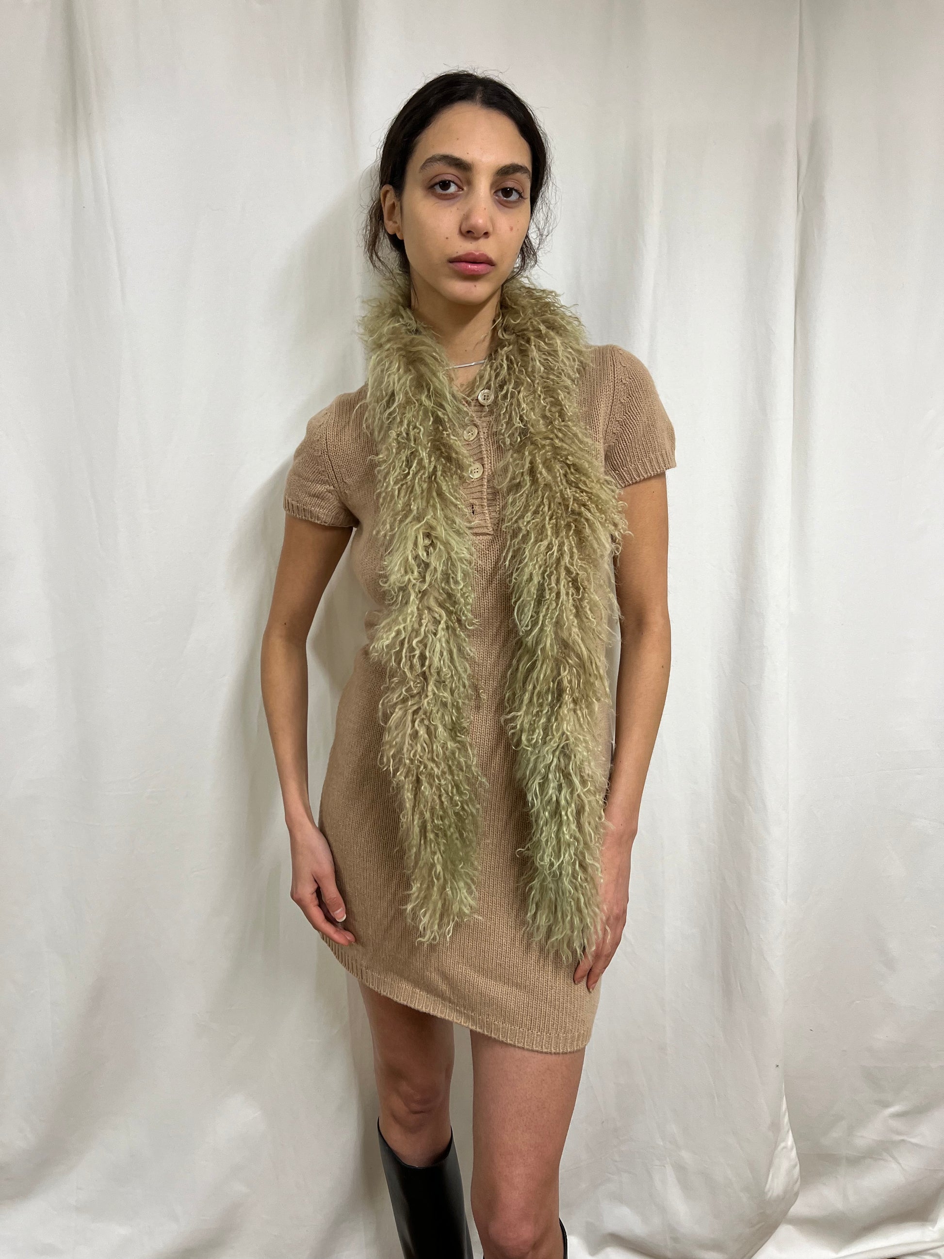 Afghan fur neck
