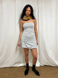 Ruched jersey dress