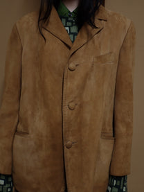 Suede blazer