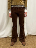 Corduroy flare trousers