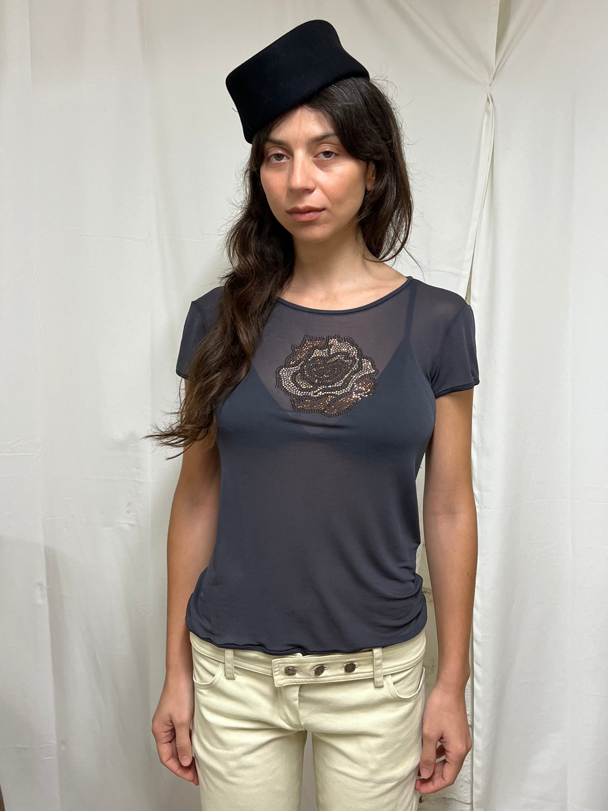 Armani mesh top