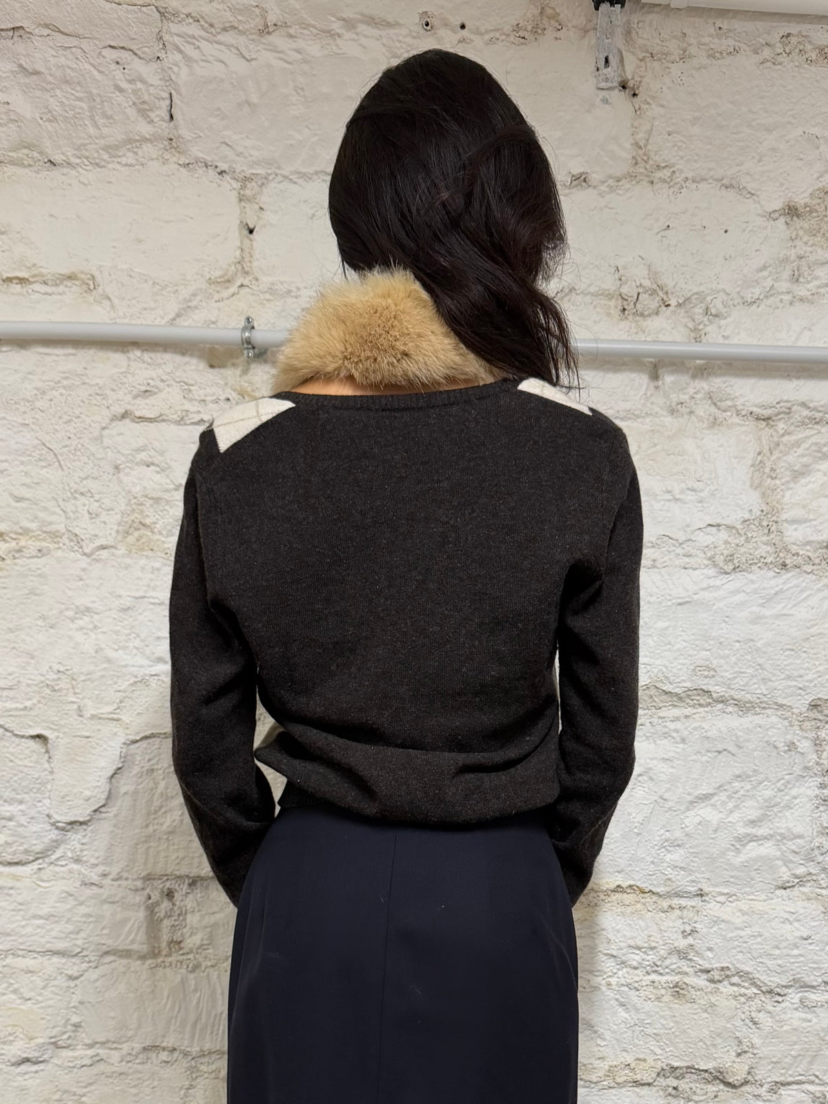 Wool Argyle Jumper