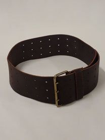 Leather belt