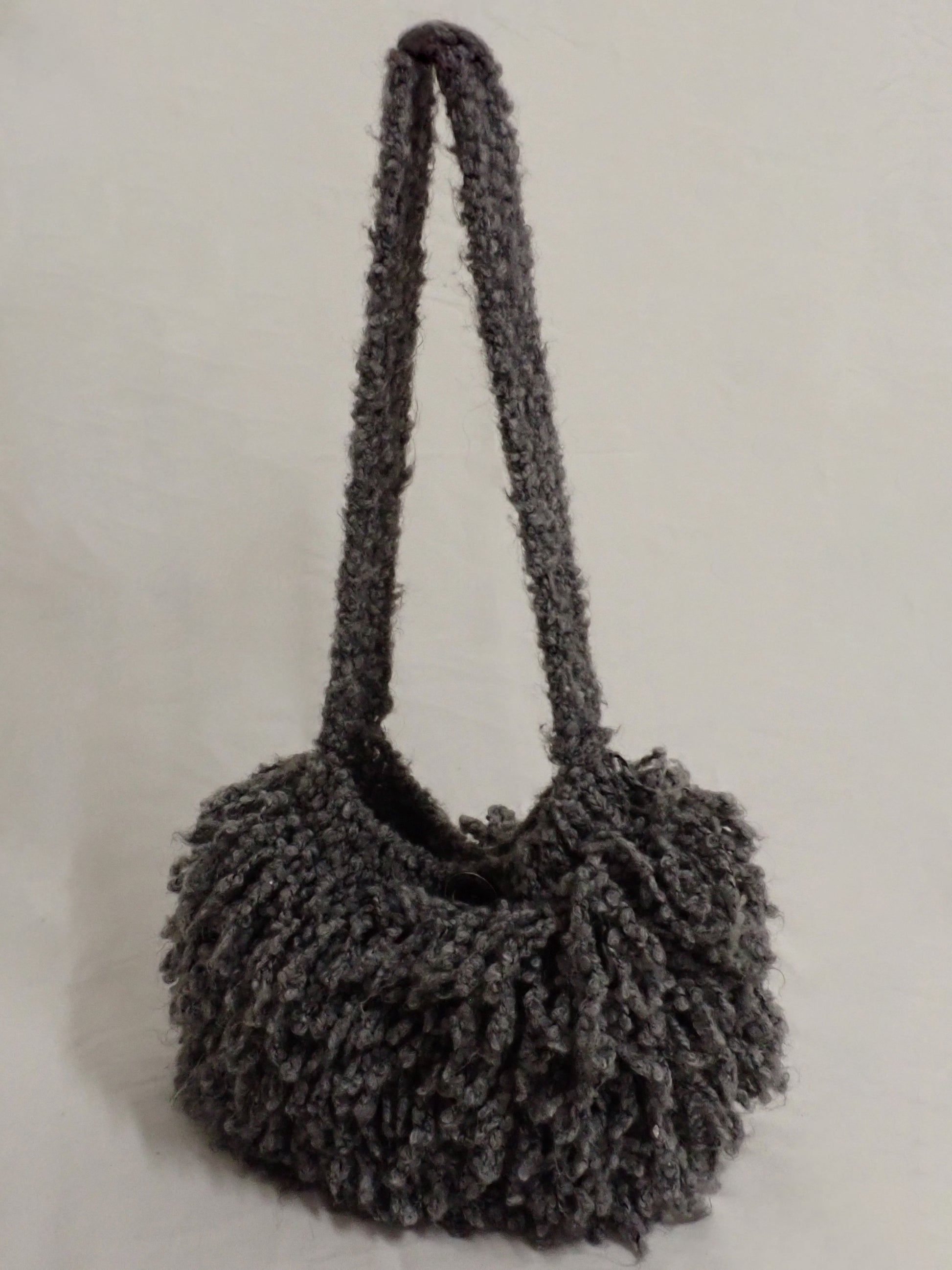 Fluffy wool bag