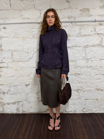 Leather skirt
