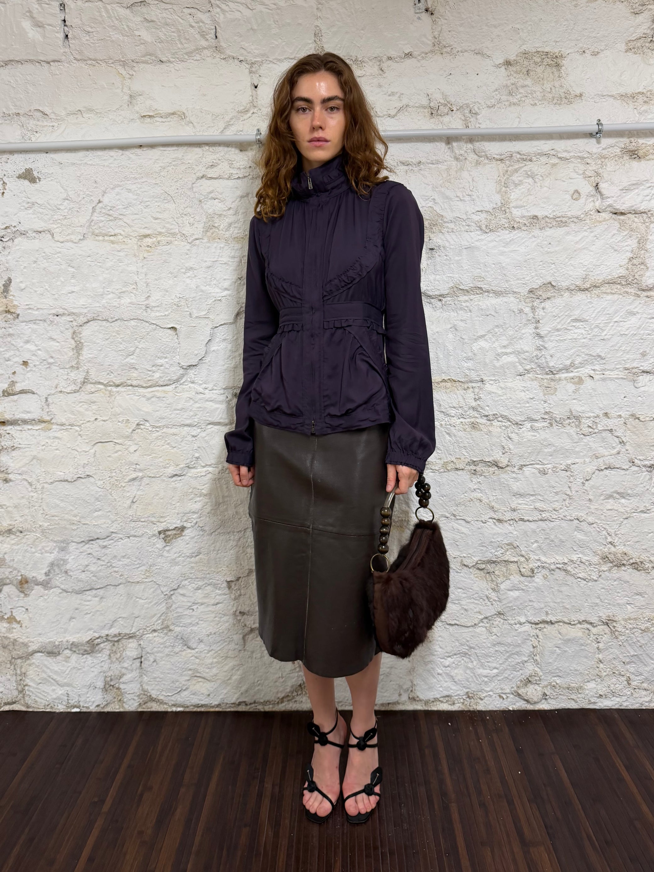 Leather skirt