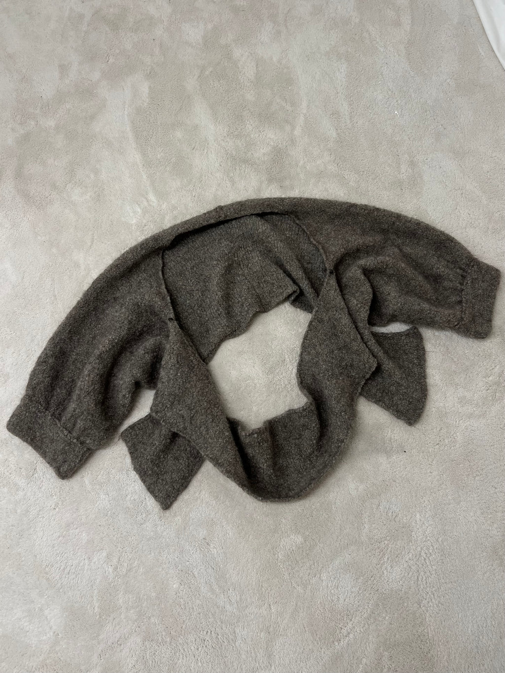 Asymmetrical cardigan