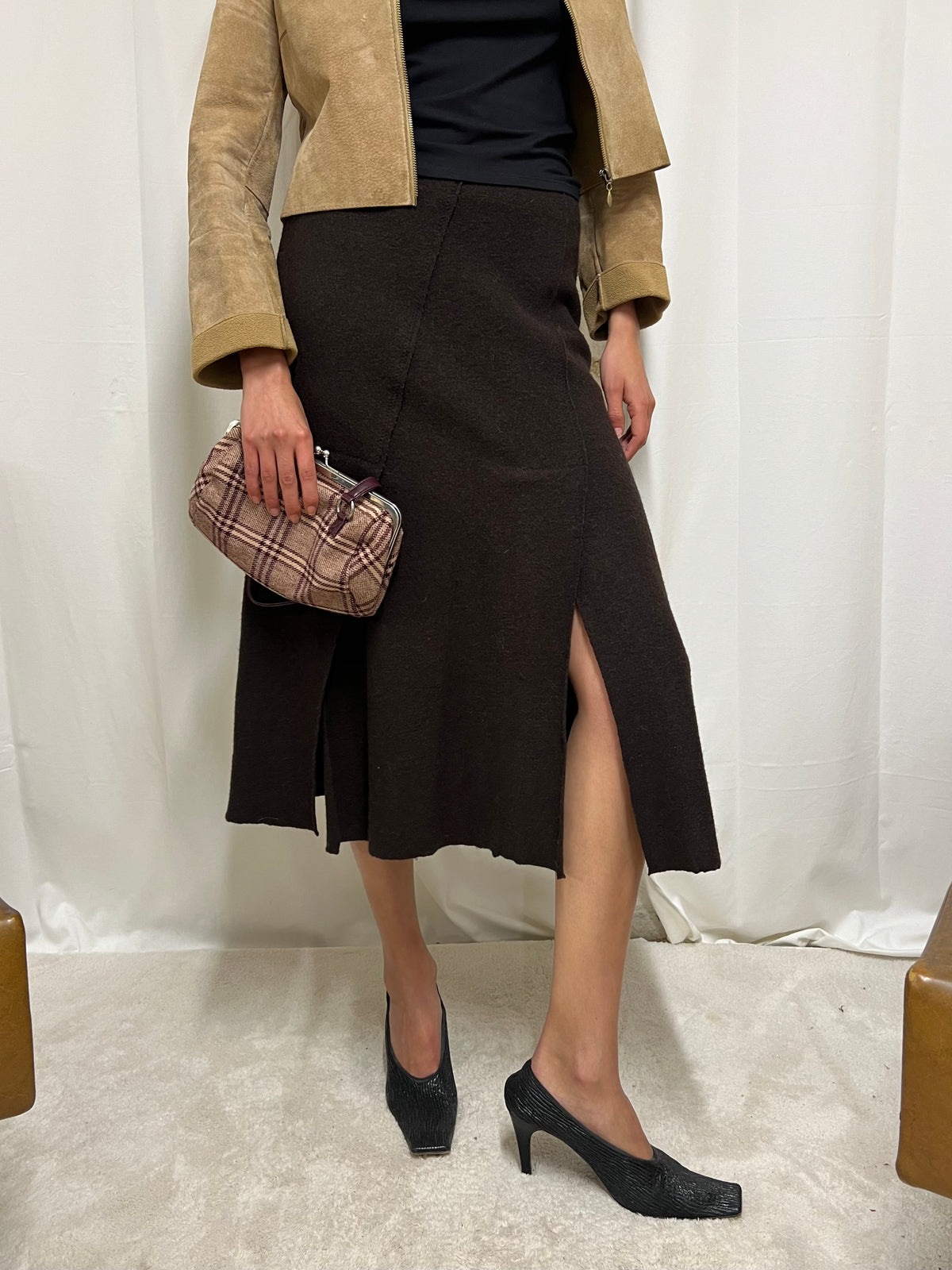 Wool skirt