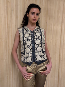 Silk vest