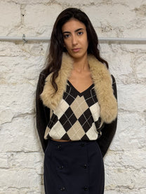 Wool Argyle Jumper